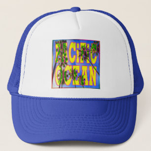 Boné "Palm Sky: Oceano Pacífico" Chapéu