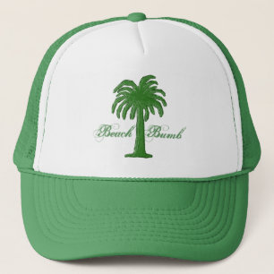 Boné Palm Tree Boné/Beach Bumb-Design Green 1