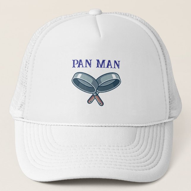 Boné Pan Man Kid Designed Trucker Hat (Frente)