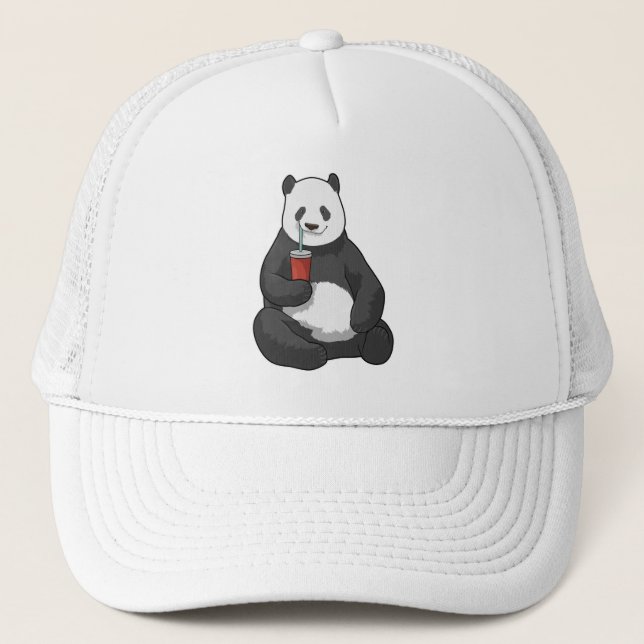 Boné Panda com Bebida (Frente)