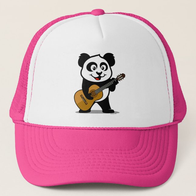 Boné Panda da guitarra (Frente)