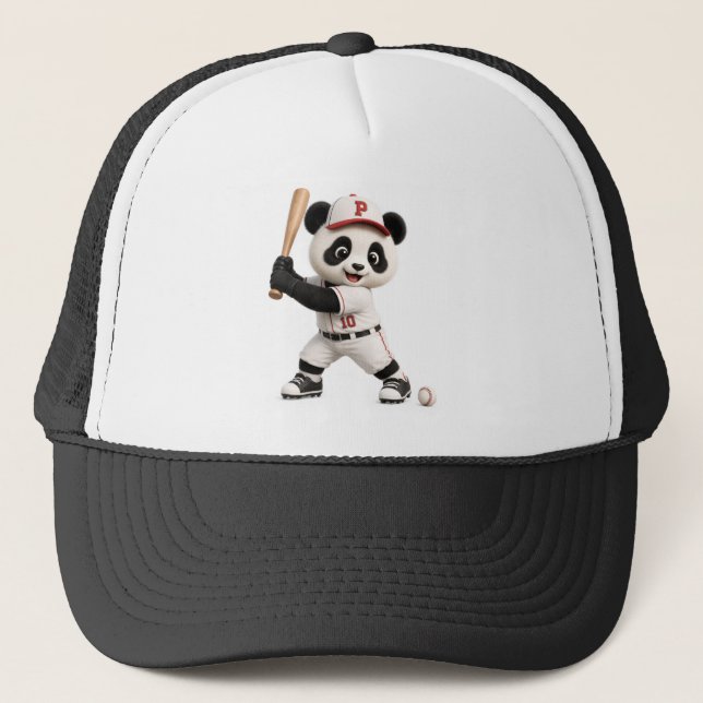 Boné Panda de beisebol  (Frente)