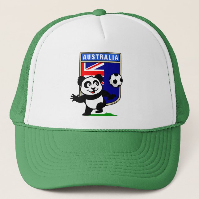 Boné Panda de Futebol da Austrália (Frente)