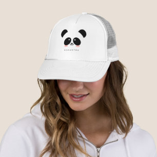 Boné Panda Kawaii Adicione Seu Nome