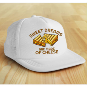 Boné Pão de Queijo Personalizado Moderno Texto Amarelo