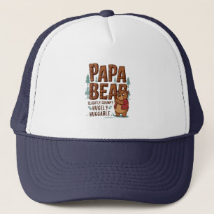 Boné Papa Bear Vibes - Ligeiramente Grumpy, Hugly Hugga