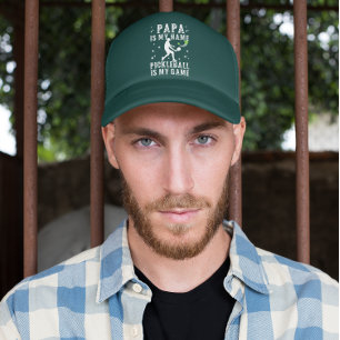 Boné PAPA é meu nome PICKLEBALL é meu presente de jogo 
