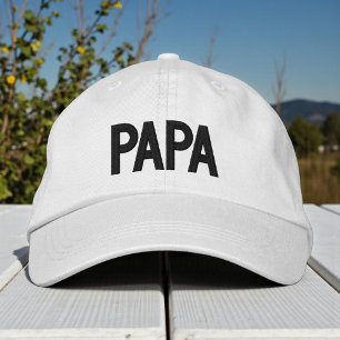 Boné Papa Simple Trendy Modern Typografia Personalizada