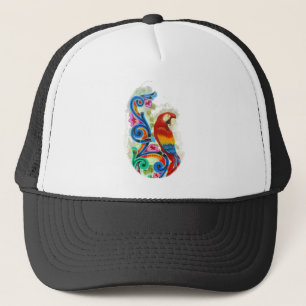 Boné papagaio brilhante