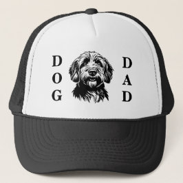 Boné Papai Cachorro Labradoodle Dia dos Pais Doodle 