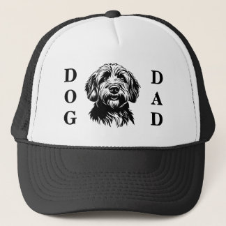 Boné Papai Cachorro Labradoodle Dia dos Pais Doodle