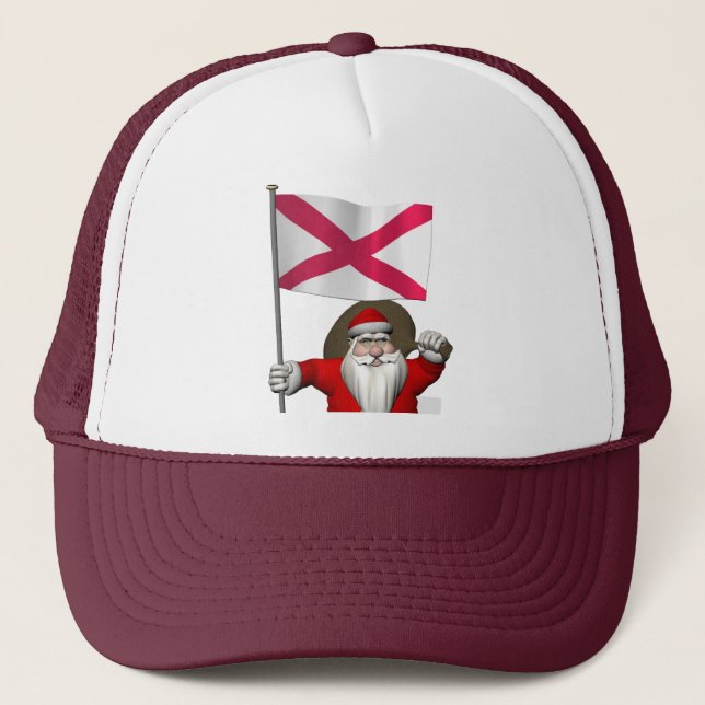 Boné Papai Noel Com Alferes Da Irlanda Do Norte (Frente)