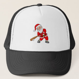 Boné Papai Noel de Natal Com Meninos De Beisebol