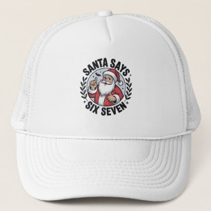 Boné Papai Noel Diz Seis Sete 67 Natal Papai Noel Xmas