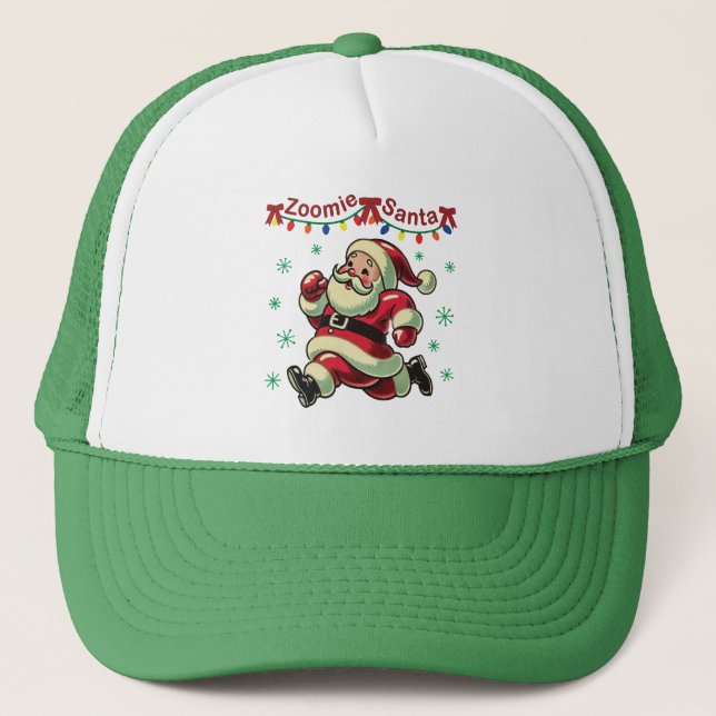 Boné Papai Noel Zoomie Natal (Frente)