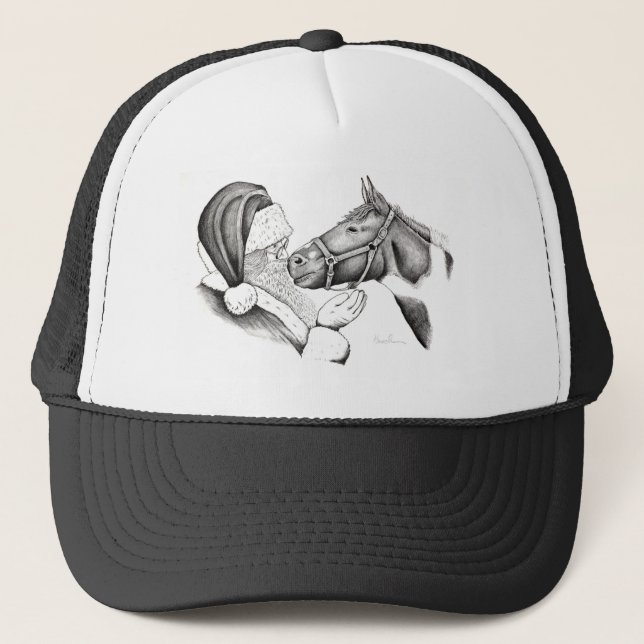 Boné Papais noeis e Cavalos (Frente)