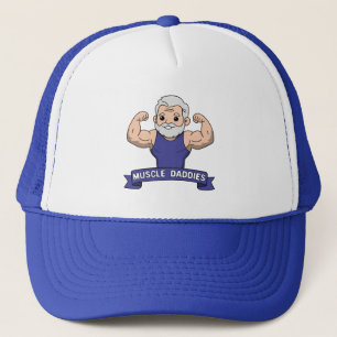 Boné Papaizão Musculoso Fofo Kawaii Barbudo