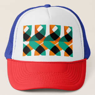 Boné Papel de parede retrô: Design de vinheta