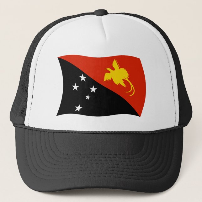 Boné Papua Nova Guiné - Bandeira Hat (Frente)