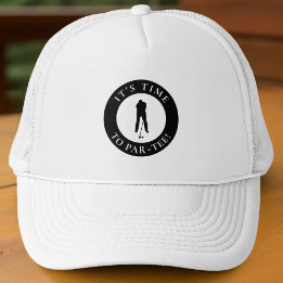 Boné Par Tee Tempo Engraçado Golfista Masculino Para El