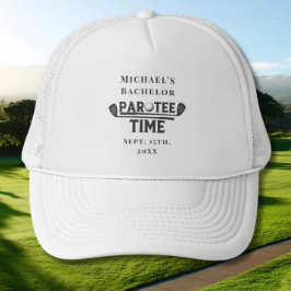 Boné Par Tee Time Hat | Fim de semana de golfe Solteiro
