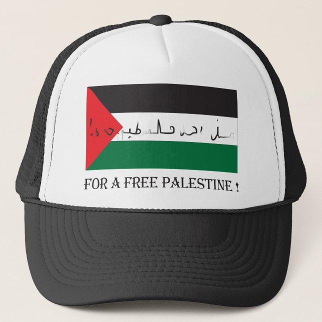 Boné Para uma Palestina livre! (Frente)