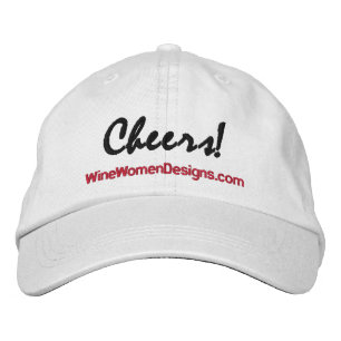 Boné Parabéns!  Wine Women Designs Luz