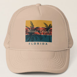 Boné Paraíso do Surf Miami Beach Flórida