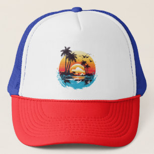 Boné Paraíso Tropical Sunset