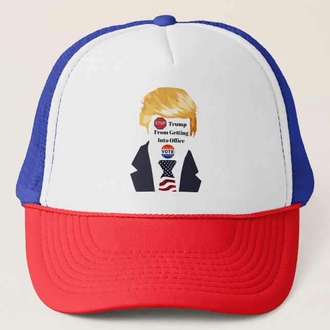 Boné Parar Trump Trucker Hat (Frente)