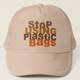 Boné Pare de usar o Bolsas Hat plástico