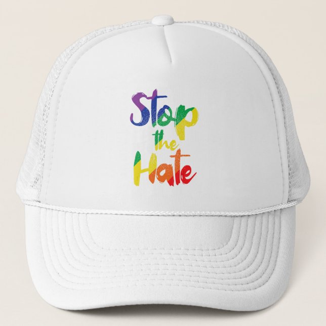Boné Pare o ódio (Frente)