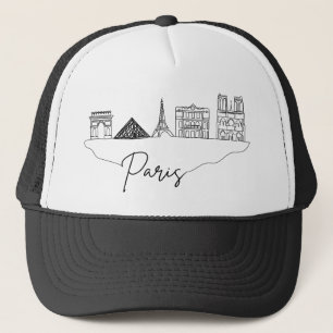 Boné Paris City Skyline