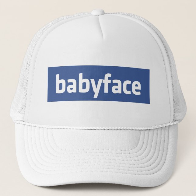 Boné paródia de rede social engraçada da babyface (Frente)