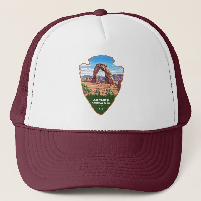 Boné Parque Nacional Arches Utah Arrowhead (Frente)