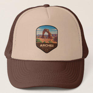 Boné Parque Nacional Arches Utah Escudo