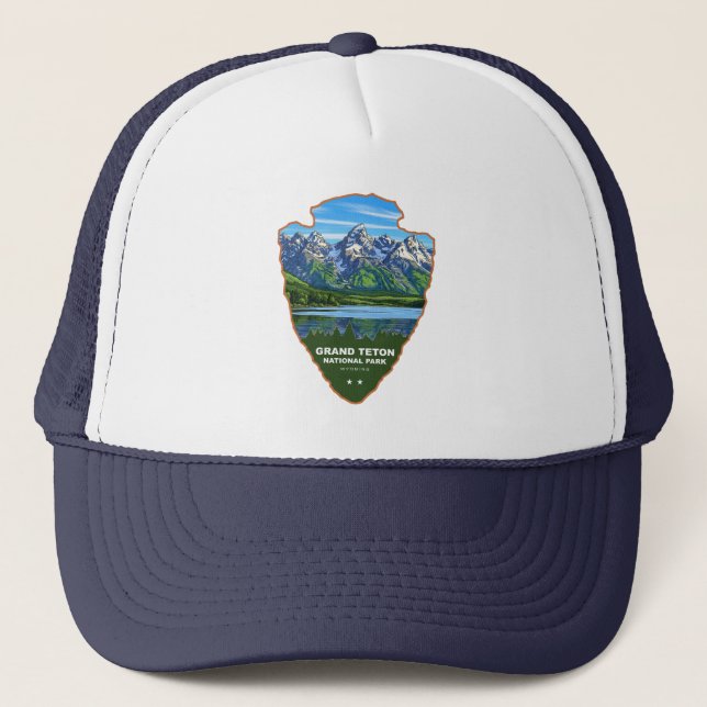 Boné Parque Nacional Grand Teton Wyoming Arrowhead (Frente)