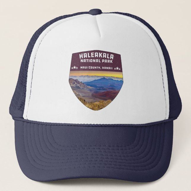 Boné Parque Nacional Haleakala Havaí Volcano Souvenir (Frente)