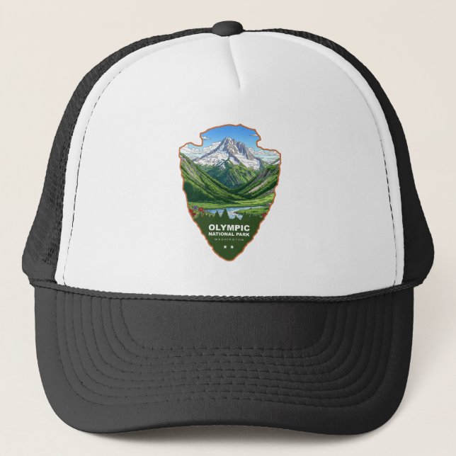 Boné Parque Nacional Olympic Washington Arrowhead (Frente)