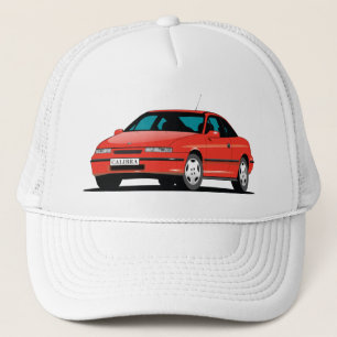 Boné Parte dianteira vermelha de Opel Calibra