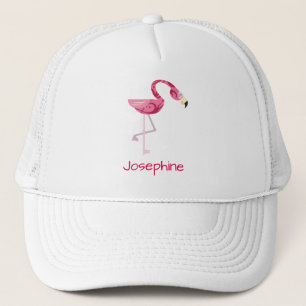 Boné Pássaro Flamingo Rosa Personalizado