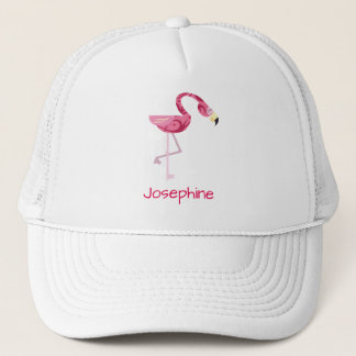 Boné Pássaro Flamingo Rosa Personalizado