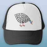 Boné Pássaro Guineafowl<br><div class="desc">Uma guinada divertida que anda a bicar. Arte original de Nic Squirrell.</div>