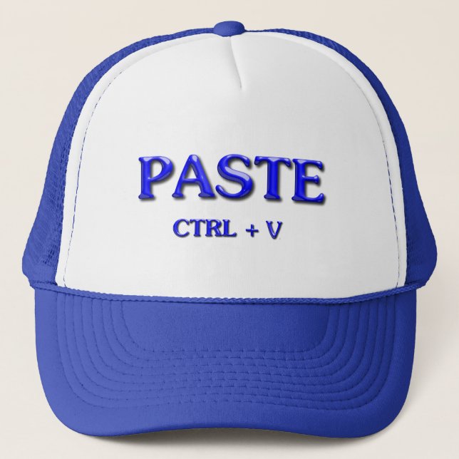 BONÉ PASTA CTRL + V (Frente)