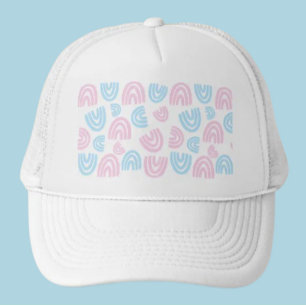 Boné Pastel Rainbow Vibes Trucker Hat