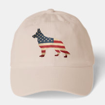 Pastor Alemão Bandeira Americana