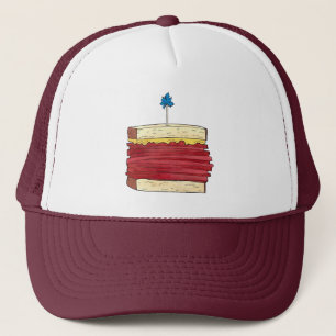 Boné Pastrami em Rye NYC Kosher Jewish Deli Sandwich