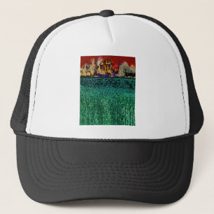 Boné Patrick Ranch, Chico, CA (em vermelho e verde)