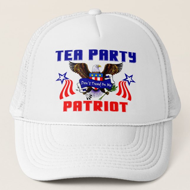 Boné Patriota do tea party (Frente)