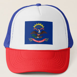 Boné Patriotic North Dakota State Flag